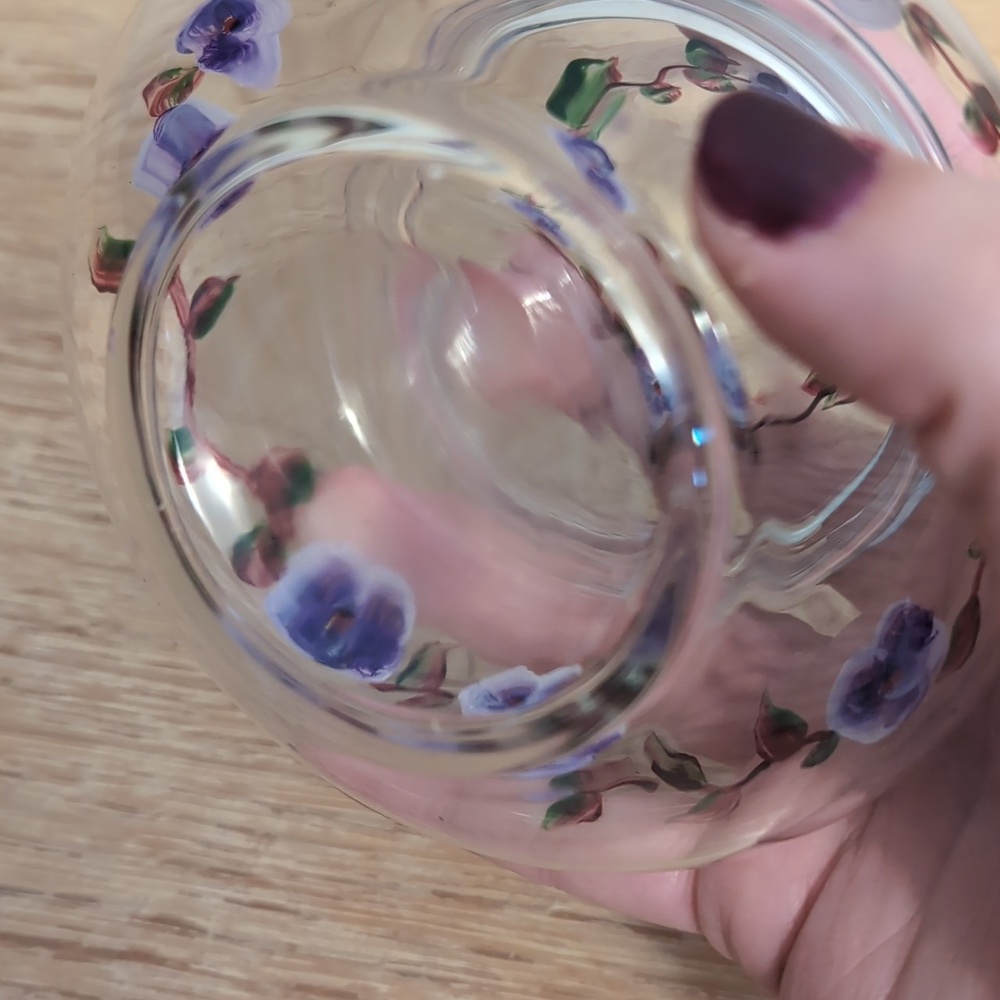 Hand Painted Apothecary Covered Dish - Picture 6 of 6